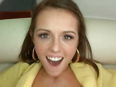 Violet is a very nasty 19 year old, college student with a tight petite body and perky whoppers. This Honey is so cute and hot and that honey can't expect to jump down and suck a big pecker. My kind of hotty. Next I screwed her tight little love tunnel and dumped a giant load on a abdomen.