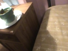 Lustful whore receives screwed on the couch and in the end receives cum